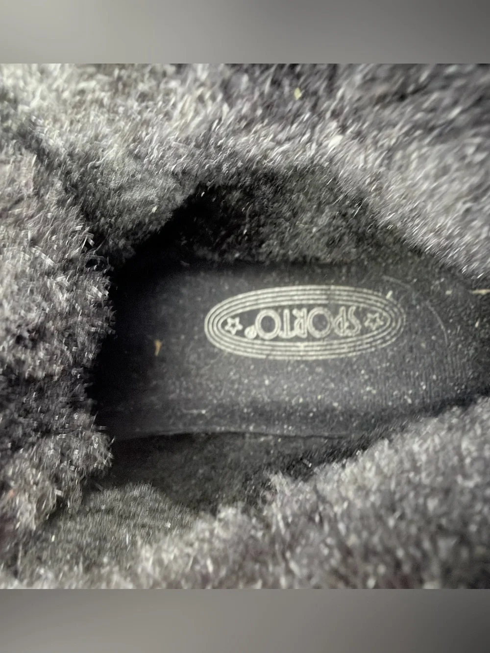 Sporto Black Shearling-Lined Cozy Boot